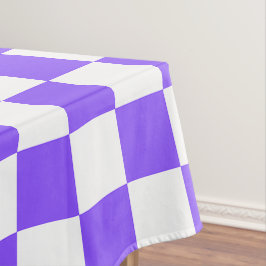 Classic visual purple checkerboard tischdecke