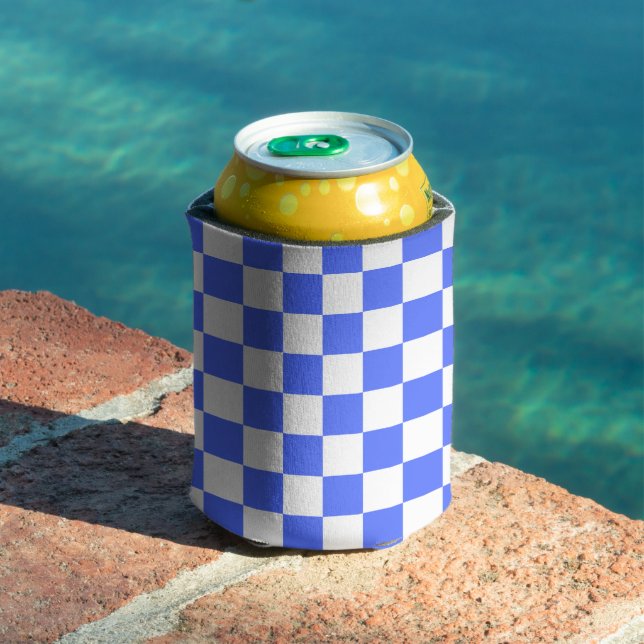 Classic visual sapphire checkerboard  dosenkühler (In Situ Pool)