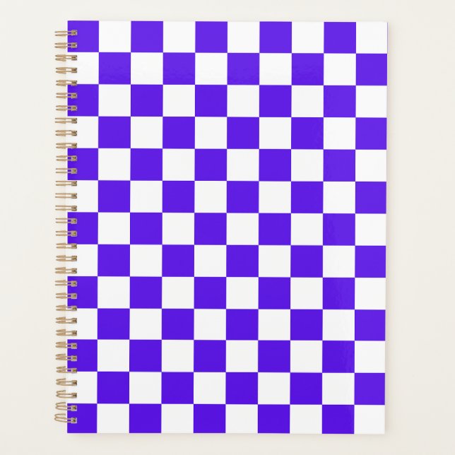 Classic visual violet checkerboard  planer (Vorderseite)