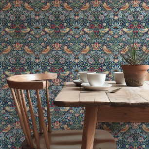 Classic Wallpaper William Morris Strawberry Thief Tapete