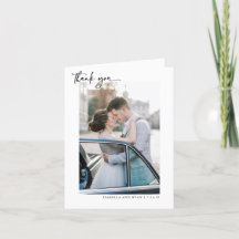 Classic Wedding Calligraphy Foto Vielen Dank