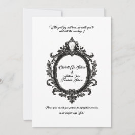 Classic Wedding Elegance, Regal Wappen, Einladung