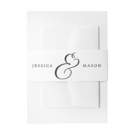 Classic Wedding Invitation Bly Bands Einladungsbanderole