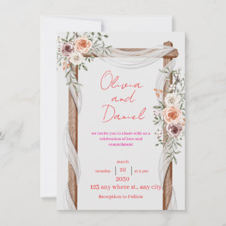 Classic Wedding Invitation – Elegant and Timeless  Einladung