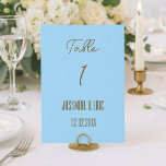 Classic Wedding Table Number Cards Tischnummer<br><div class="desc">Add a touch of elegance to your wedding reception with these beautifully designed wedding table number cards. Perfect for guiding your guests while enhancing your décor,  these minimalist table numbers blend seamlessly with any wedding theme—modern,  rustic,  boho,  or classic.</div>