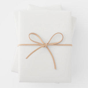 Classic White CUSTOM Geschenkpapier Set