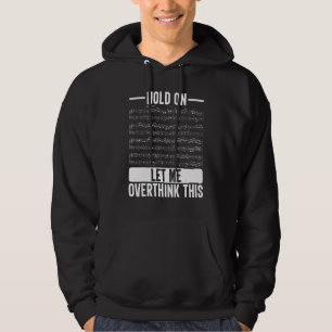 Classic Witty Musiknote Lasse mich überdenken Hoodie