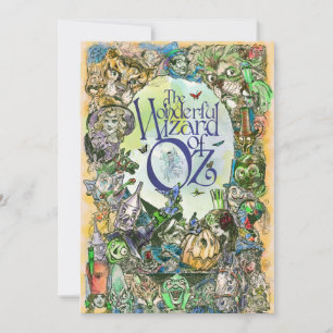 Classic Wizard for Oz Character Note Card Mitteilungskarte