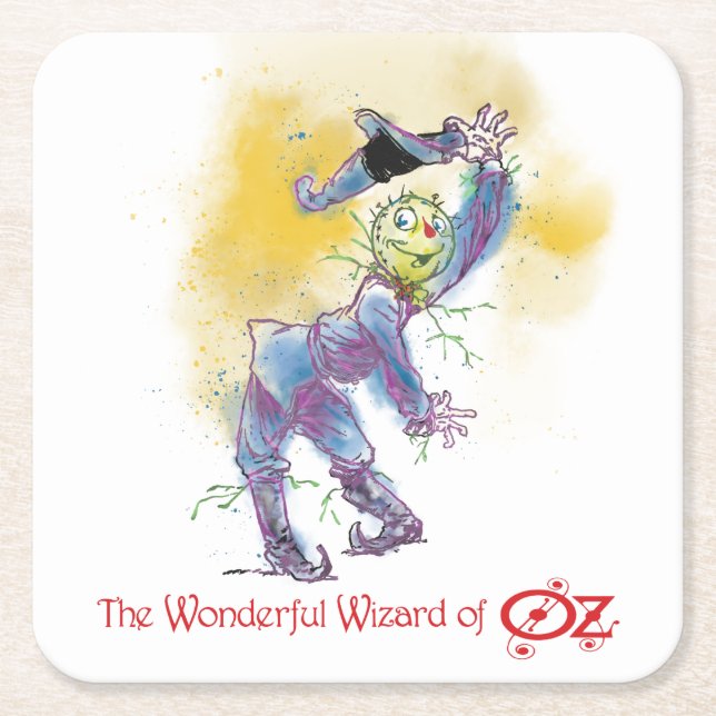 Classic Wizard für Oz Scarecrow Paper Untersetzer (Vorderseite)