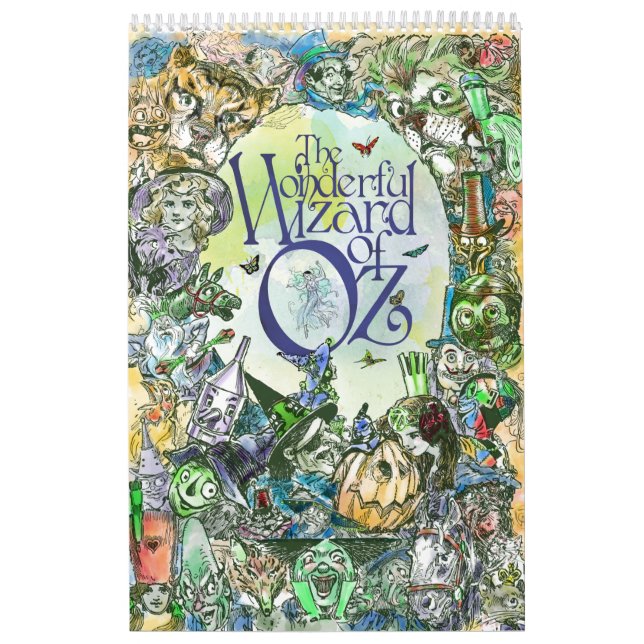 CLASSIC WIZARD of OZ CALENDAR - alle 12 Monate! Kalender (Titelbild)