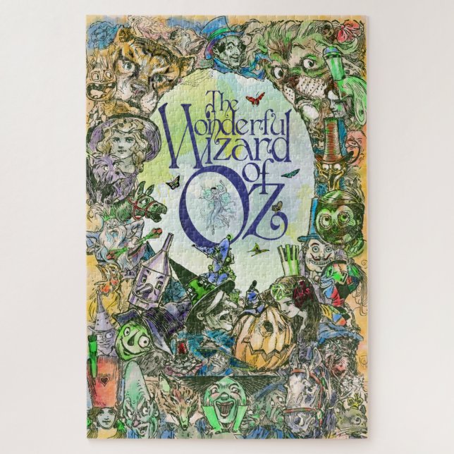 Classic Wizard of Oz Puzzle - 1000 Stücke (Vertikal)