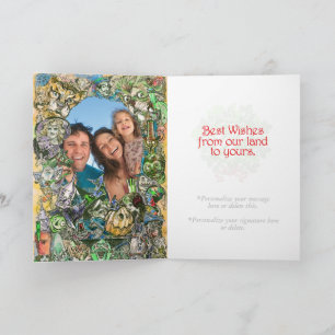 CLASSIC WIZARD VON OZ CHRISTMAS CARD - PERSONALISI FEIERTAGSKARTE