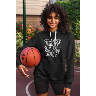 Classic Women's Cool Black Hoodie