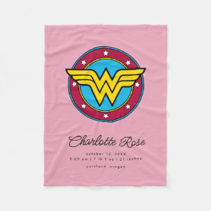 Classic Wonder Woman   Neue Geburtsstunde von Baby Fleecedecke