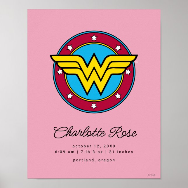 Classic Wonder Woman | Neue Geburtsstunde von Baby Poster (Vorne)