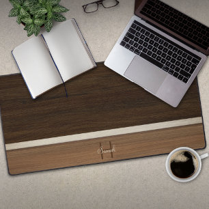 Classic Wood Hue Walnut Schreibtischunterlage
