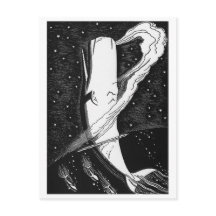 Classic Woodcut Postcard