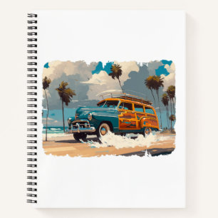 Classic Woody Wagon Notizbuch