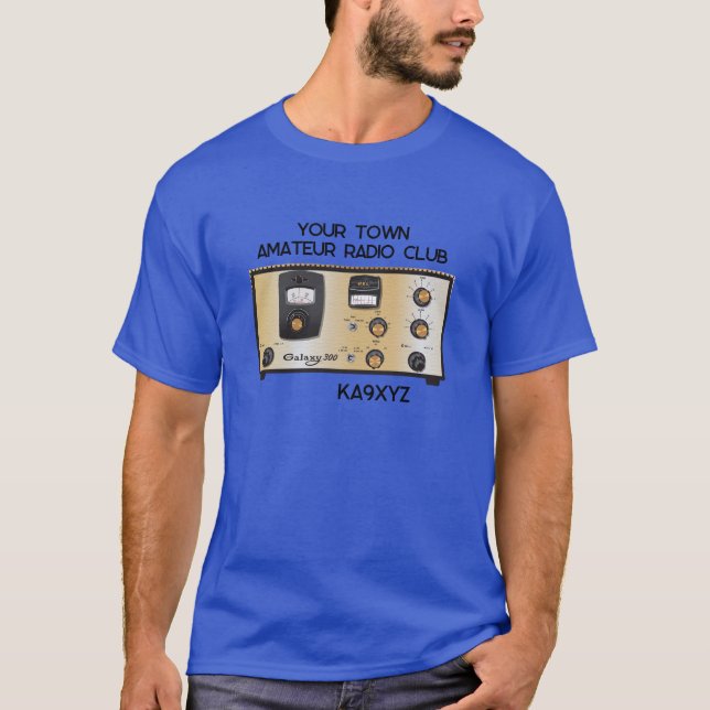 Classic WRL Galaxy 300 Radio Transceiver T-Shirt (Vorderseite)