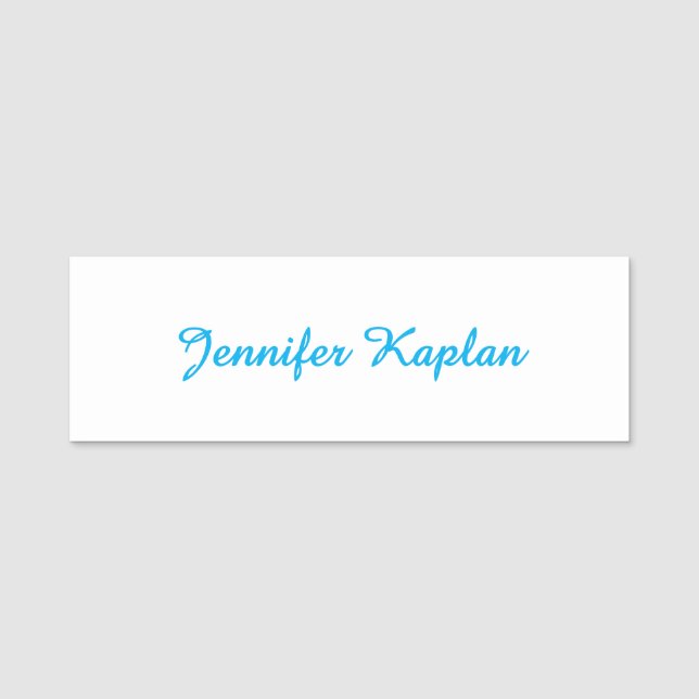 Classical Handwriting Minimalist Professional Namensschild (Vorderseite)