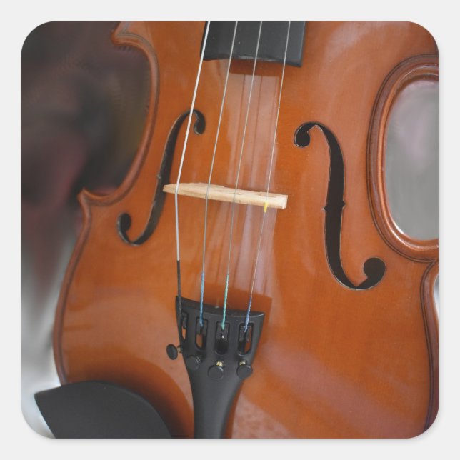 Classical Harmony Quadratischer Aufkleber (Vorderseite)