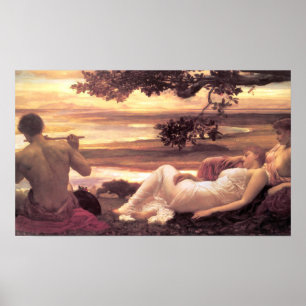 Classical Idyll (von Frederic Leighton) Poster