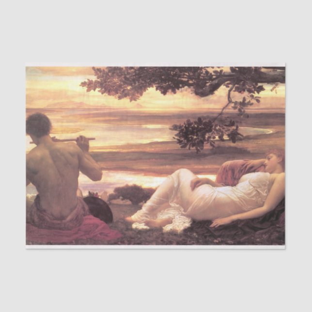 Classical Idyll (von Frederic Leighton) Seidenpapier (Vorderseite)