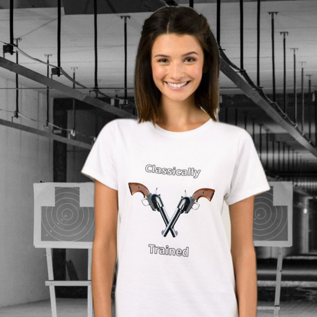 Classically Trained 6 Shooter t-shirt (Von Creator hochgeladen)