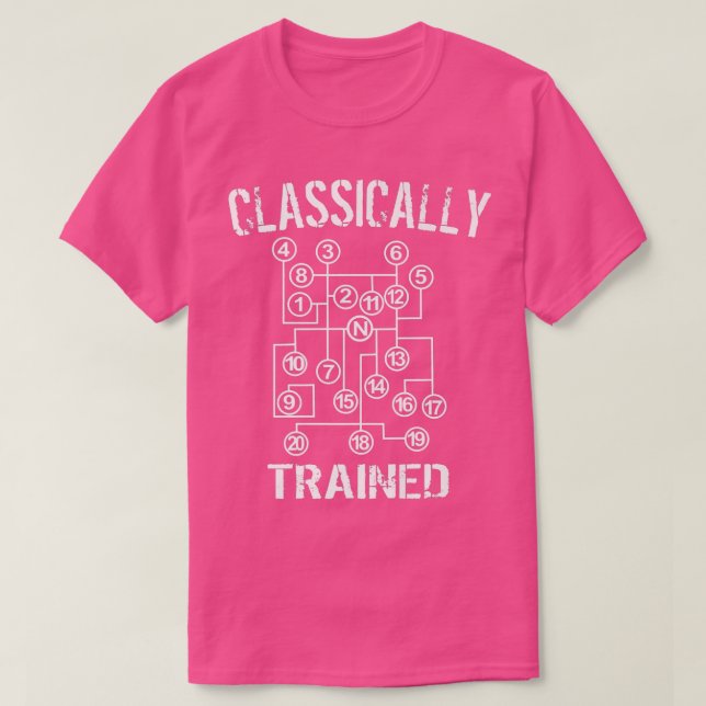 Classically Trained Truck Driver 20 Gear Shift Pat T-Shirt (Design vorne)