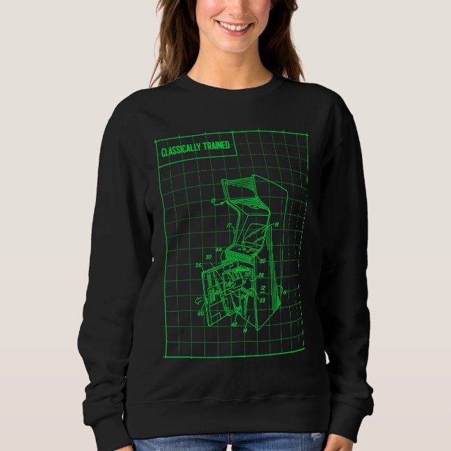 Classically Trained Video Game Sweatshirt (Vorderseite)