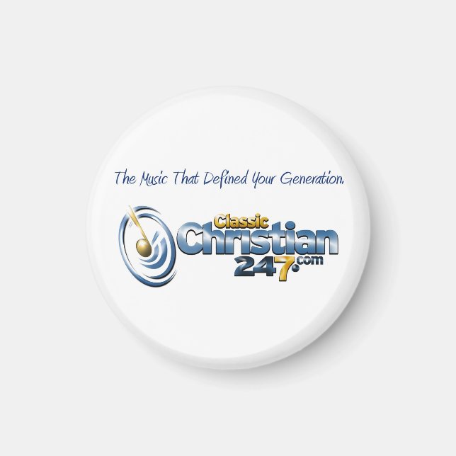 ClassicChristian247.com Magnet (Vorne)