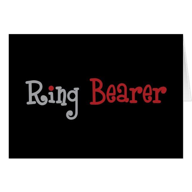 Classing Ring Bearer (Vorderseite (Horizontal))