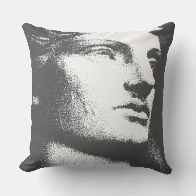 Classique Holzkohle Kissen (Vorderseite)