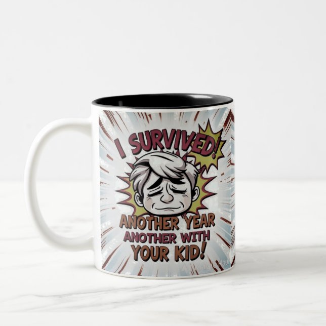 Classroom Chaos Sieg Zweifarbige Tasse (Links)