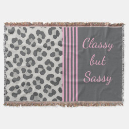 Classy, aber Sassy Snow Leopard Decke