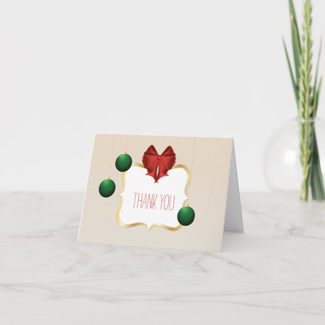 Classy and customizable striped pattern Thank You Dankeskarte (Vorderseite)