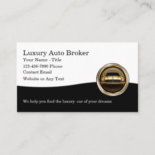 Classy Auto Broker Luxusfahrzeugsuche Visitenkarte