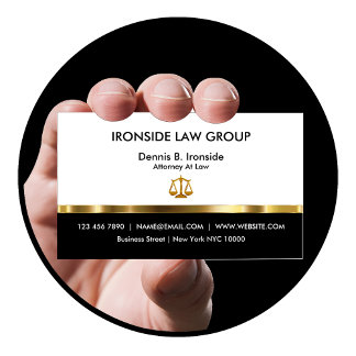 Classy Beruflich Attorney Visitenkarte