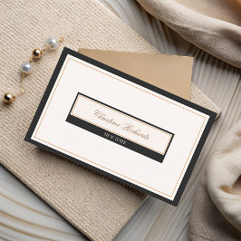 Classy Black Ivory Visitenkarte