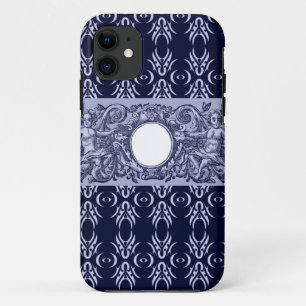 Classy Blue Baroque Muster von Leah G - Hubs Case-Mate iPhone Hülle