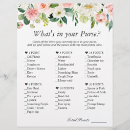 Classy Blush Pink Blume Was ist in deinem Handspie Flyer