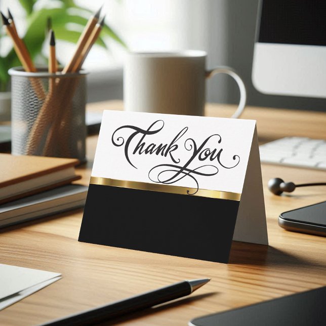 Classy Business Thank You Cards Dankeskarte (Von Creator hochgeladen)