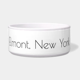 Classy Candle Black White Simple Napf