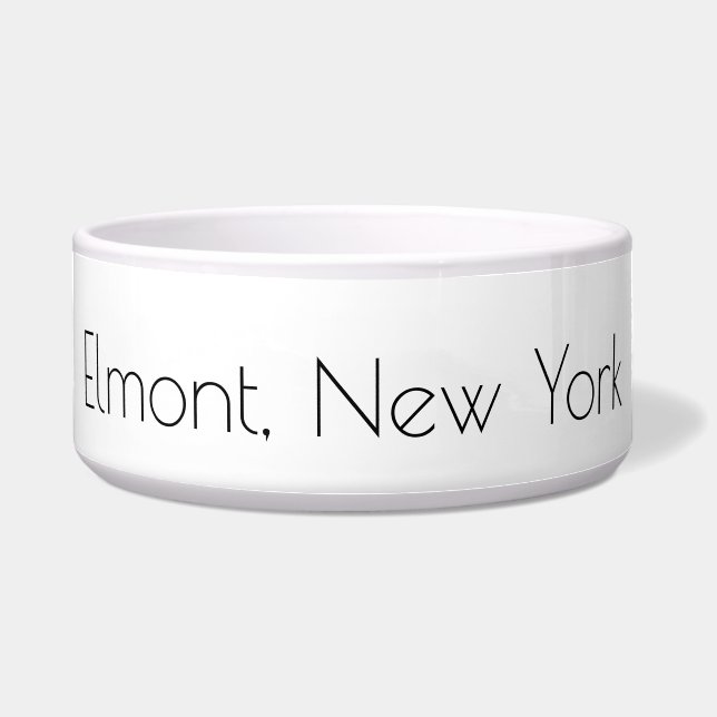Classy Candle Black White Simple  Napf (Vorderseite)