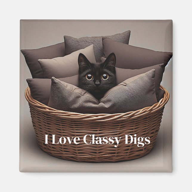 Classy Cat Magnet (Vorne)