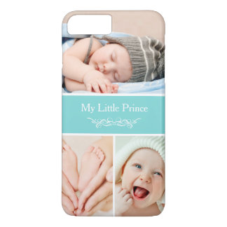 Classy Chic Baby Kinder Foto Collage iPhone 8 Plus/7 Plus Hülle
