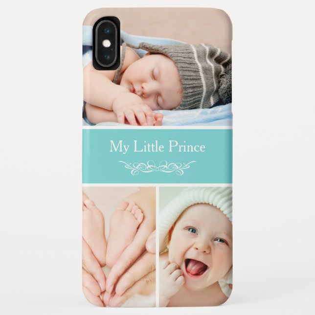 Classy Chic Baby Kinder Foto Collage Case-Mate iPhone Hülle (Rückseite)