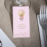 Classy Chic Gold & Pink Glitzer Event Planner