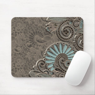 Classy Chic Hübsch Damask Paisley Floral Muster Mousepad