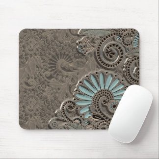 Classy Chic Hübsch Damask Paisley Floral Muster Mousepad